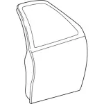 F75Z7820125AA - Body: Door Shell for FORD Image