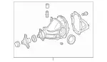 2183500701 - Rear Axle: Rear Axle Differential for Mercedes-Benz Image