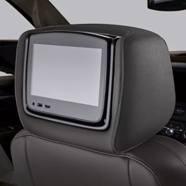 84556200 - : Headrest and Video Screen Assembly for GMC: Sierra 1500, Sierra 2500 HD, Sierra 3500 HD Image