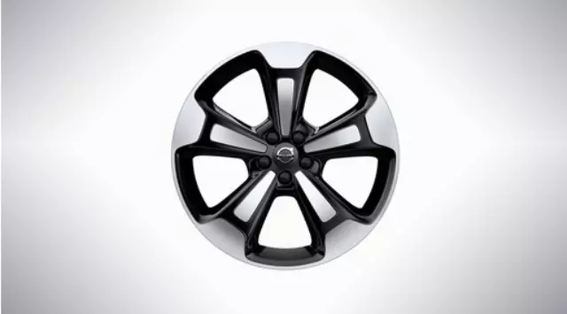 31650009 - Suspension: 20-inch 5-Spoke Black Diamond Cut Alloy Wheel for Volvo Image