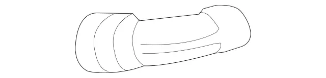 1564920004 - Exhaust System: Exhaust Pipe, Rear for Mercedes-Benz: GLA250 Image image
