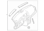 20768022875E83 - Body: Instrument Panel for Mercedes-Benz Image