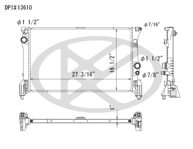 A13610 - Cooling Systems: Koyorad Radiator for Koyo Image