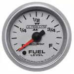 4910 - : GAUGE, FUEL LEVEL, 2 1/16", 0-280O PROGRAMMABLE, ULTRA-LITE II for AutoMeter Image