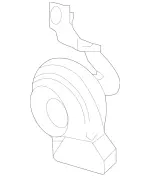 2135424300 - Electrical Equipment and Instruments: Horn for Mercedes-Benz Image