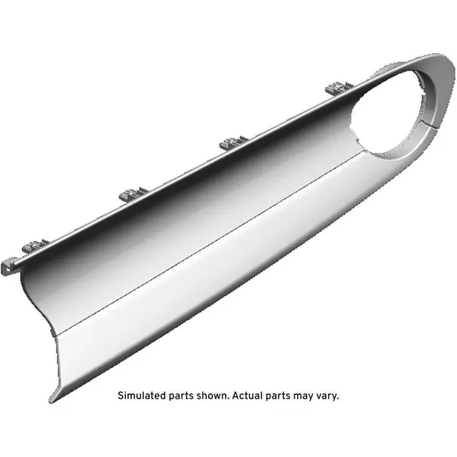 23505184 - : Jet Black Passenger Side Instrument Panel Center Trim Pad for GM Image