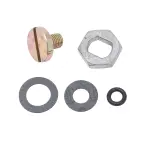 12600 - : Needle and Seat Hardware Kit for Holley Carburetors with Center Hung Fuel Bowls for Edelbrock Image