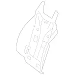 217910181464 - Body: Seat Back Pad for Mercedes-Benz Image