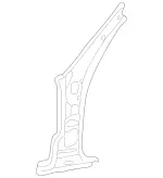 2106301510 - Body: Inner Hinge Pillar for Mercedes-Benz Image