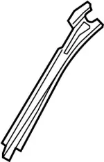 76230AM800 - Body: Windshield Pillar Reinforced for Infiniti Image