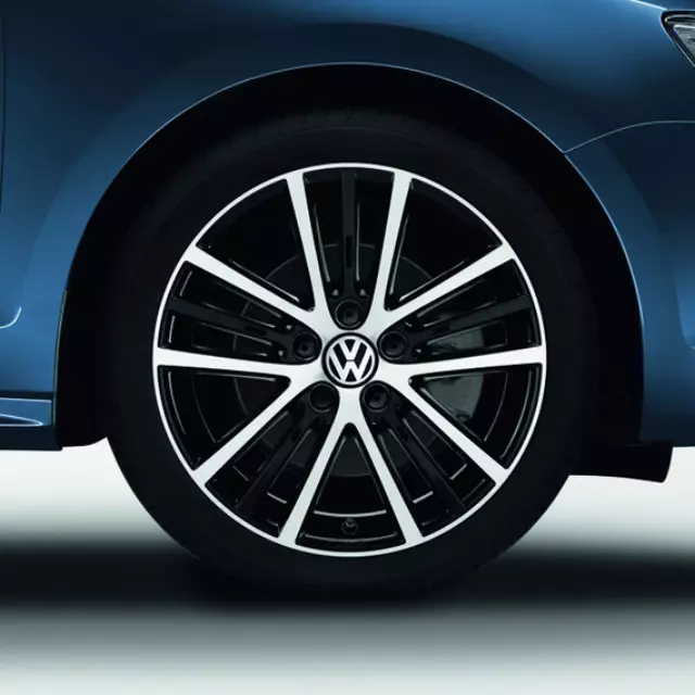 5K0071497AX1 - Wheels: 17in Onyx Wheel With Black Accents Wheel for Volkswagen Image