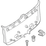 8L8Z7846404AB - Body: Lift Gate Trim for Ford: Escape Image