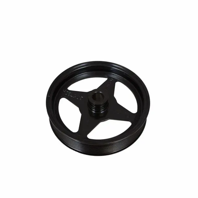 5L3Z3A733A - Steering: Pulley for Ford: E-150, E-150 Club Wagon, E-150 Econoline, E-150 Econoline Club Wagon, E-250, E-250 Econoline, E-350 Club Wagon, E-350 Econoline, E-350 Econoline Club Wagon, E-350 Super Duty, E-450 Econoline Super Duty, E-450 Super Duty, E-550 Econoline Super Duty, Econoline Super Duty, Excursion, Expedition, Explorer, F-150, F-150 Heritage, F-250, F-250 Super Duty, F-350 Super Duty, F-450 Super Duty, F-550 Super Duty | Lincoln: Blackwood, Navigator Image