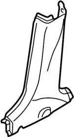 769163Y022 - Body: Center Pillar Trim for Infiniti Image