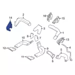 BM5Z19893CD - : Dashboard Air Vent for Ford: Focus Image