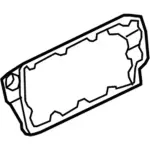 8C3Z6582B - Engine: Valve Cover for Ford: F-250 Super Duty, F-350 Super Duty, F-450 Super Duty Image