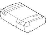8C3Z2863841A - Body: Seat Cushion Pad for Ford: F-250 Super Duty, F-350 Super Duty Image