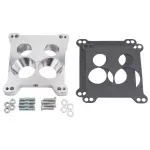 2696 - : Carb Adapter for 4150 Square-Bore to Stock Quadrajet &amp; Thermo-Quad Spread-Bore for Edelbrock Image