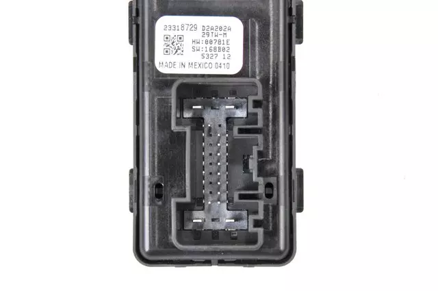 Jet Black Front Passenger Side Door Window Switch - GM (23318729)
