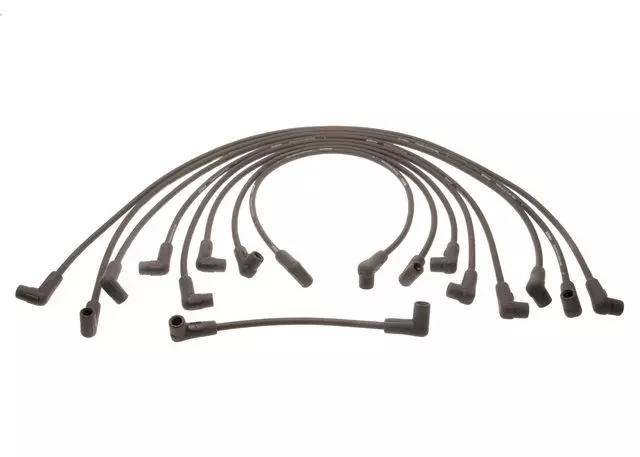 19154575 - : Spark Plug Wire Set for Chevrolet: Blazer, C1500, C2500, C3500, C3500HD, G10, G20, G30, K1500 Pickup, K2500 Pickup, K3500 Pickup, R10, R20, R2500, R30, R3500, Suburban C1500, Suburban C2500, Suburban K1500, Suburban K2500, Suburban R10, Suburban R1500, Suburban R20, Suburban R2500, Suburban V10, Suburban V1500, Suburban V20, Suburban V2500, V10, V20, V30, V3500 | GMC: C1500 Pickup, C2500 Pickup, C3500 Pickup, C3500HD, G1500, G2500, G3500, Jimmy, K1500 Pickup, K2500 Pickup, K3500 Pickup, R1500 Pickup, R2500 Pickup, R3500 Pickup, Suburban C1500, Suburban C2500, Suburban K1500, Suburban K2500, Suburban R1500, Suburban R2500, V1500, V1500 Suburban, V2500, V2500 Suburban, V3500, Yukon Image