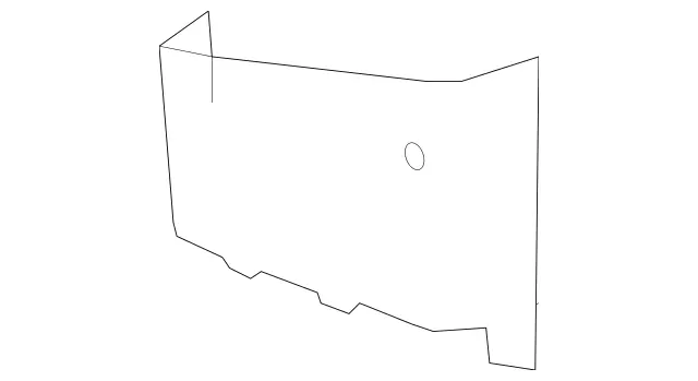 2196800210 - Body: Side Cover for Mercedes-Benz Image