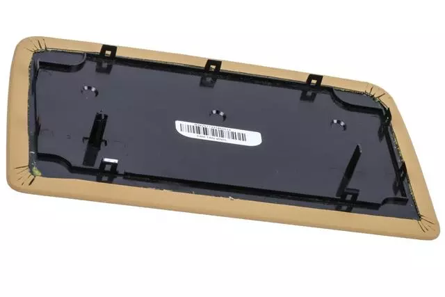 22866159 - : Caramel Tan Rear Seat Entertainment System Video Display Pivot Cover for GM Image