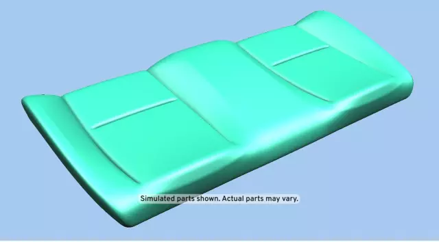 20996242 - : Jet Black Rear Seat Back Cover for GM Image