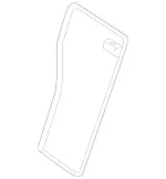 2099240462 - Rear Seat Bench: Lining for Mercedes-Benz: C230, C280, C32 AMG, C350, C55 AMG, CLK63 AMG Image