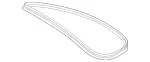 1906930800 - Trunk Lid: Seal, Rear Area for Mercedes-Benz Image