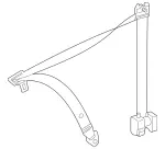 21586011857D50 - : Lap &amp; Shoulder Belt for Mercedes-Benz Image