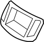 68270JK00A - : Center Bezel for INFINITI: G35, G37, Q40, Q60 Image