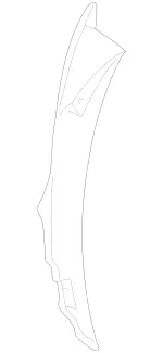 1706870107 - Attachment Parts: Cover for Mercedes-Benz: SLK230, SLK320 Image