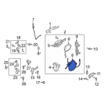 ML3Z15221A00D - Body: Release Cable for Ford: F-150, F-150 Lightning, F-250 Super Duty, F-350 Super Duty, F-450 Super Duty Image