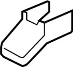 875555NB0A - Body: Track End Cover for INFINITI: QX50 Image