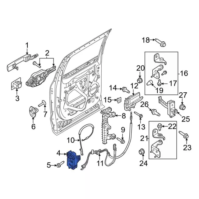 ml3z1626413f - Ford Lock Actuator | Levittown Ford Parts