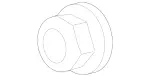 2990045464 - : Master Cylinder Nut for Mercedes-Benz Image