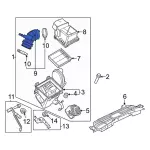 LX6Z9B659D - : 2020-2024 Ford - Air Tube for Ford: Escape, Maverick | Lincoln: Corsair Image
