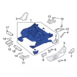 FR3Z9661711J - Body: Seat Track for Ford: Mustang Image