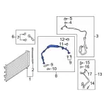 LX6Z19D742Z - : Suction Hose for Ford: Escape, Maverick | Lincoln: Corsair Image
