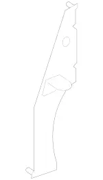 2213200235 - Springs, Suspension and Hydraulics: Plate for Mercedes-Benz Image