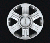 6L3Z1007B - Wheels: High-Luster 6-Spoke Polished Forged Aluminum for Lincoln: Mark LT Image