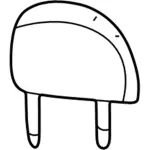 BW1Z54611A08AA - Body: Headrest for Lincoln: Town Car Image