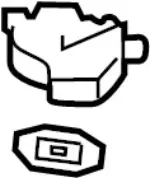 873341MA3A - Body: Blower for Infiniti Image