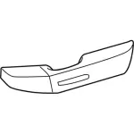 1L2Z7827618AAC - Body: Armrest Pad for Ford: Explorer | Mercury: Mountaineer Image