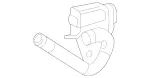 166860012264 - Driver Seat: Anchor Fitting for Mercedes-Benz Image