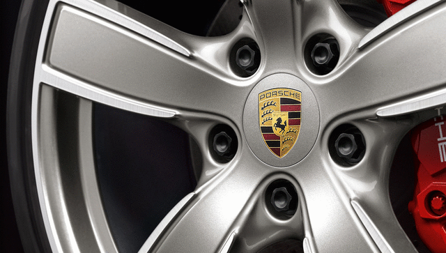 Wheel Hub Cover - Titanium-Colored - Porsche (000-044-607-06)