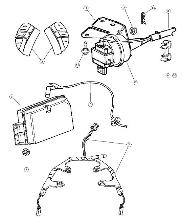 Vacuum Reservoir - Mopar (55035614)