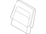 DA8Z7466600NA - Body: Seat Back Cover for Ford: Flex Image