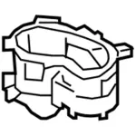 GJ7Z7813562CA - Body: Cup Holder for Lincoln: MKC Image