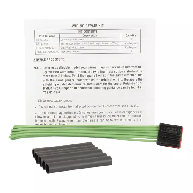 9U2Z14S411UA - : Wire Assembly for Ford Image